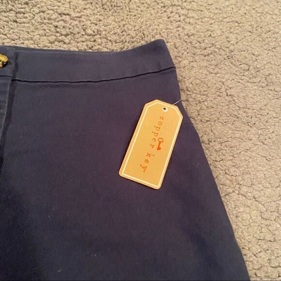 Copper Key Navy Mini Skirt Size 11 - Picture 7 of 9